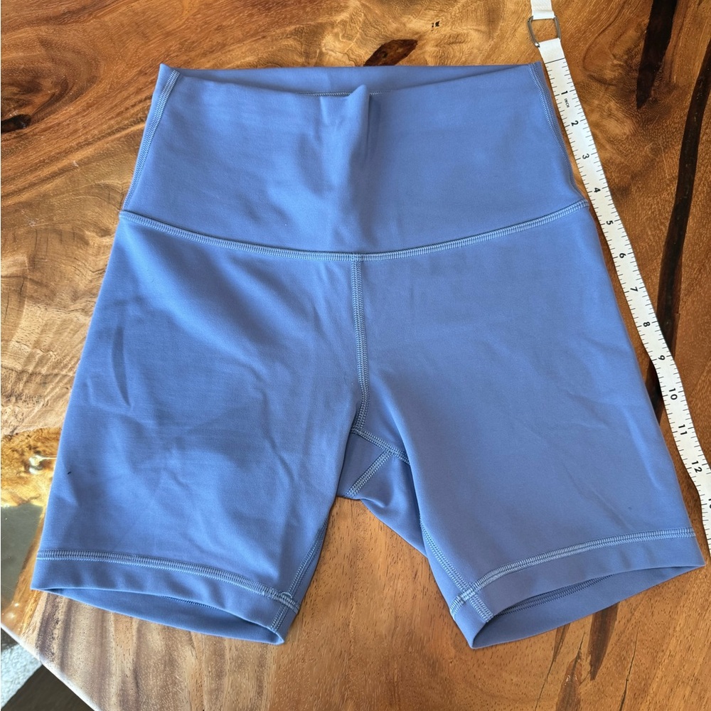 lululemon athletica Blue Bike Shorts
